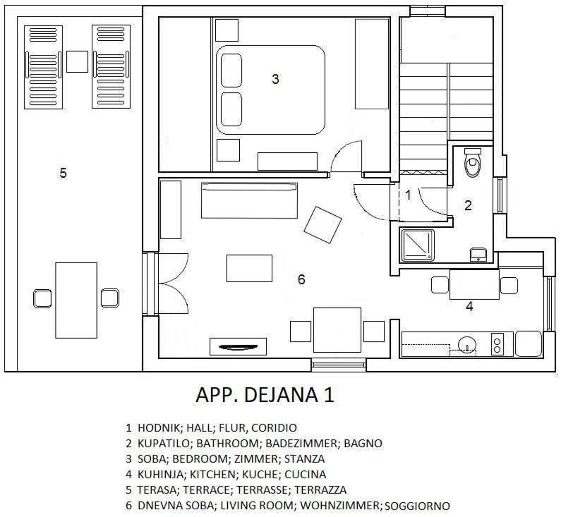 Apartments Dejana スティンヤン エクステリア 写真